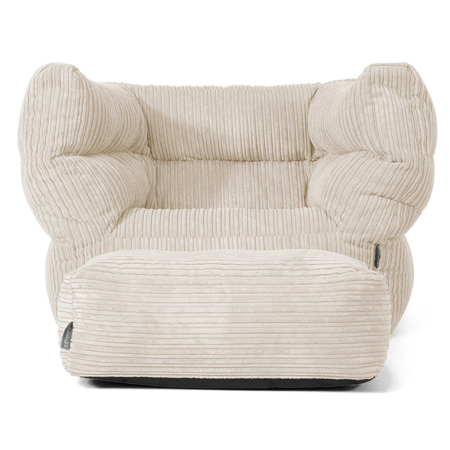 Albert Puff Sillón 2.0 - Pana Clásica Crema 02