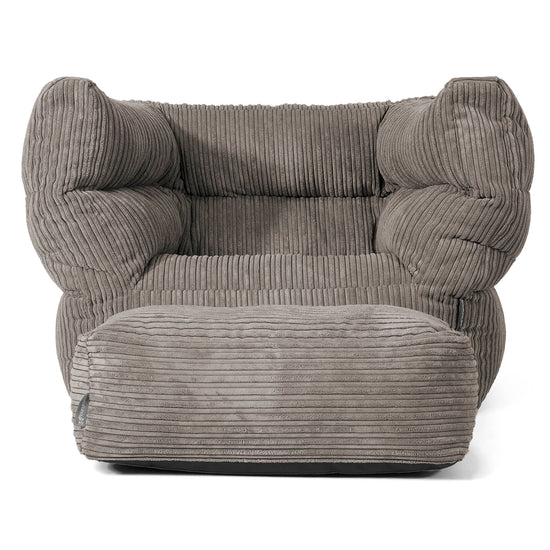 Albert Puff Sillón 2.0 - Pana Clásica Grafito 02