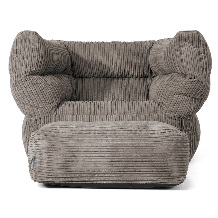 Albert Puff Sillón 2.0 - Pana Clásica Grafito 02