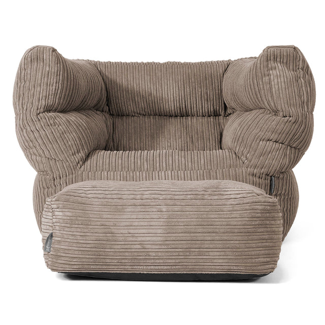Albert Puff Sillón 2.0 - Pana Clásica Marrón empolvado 02