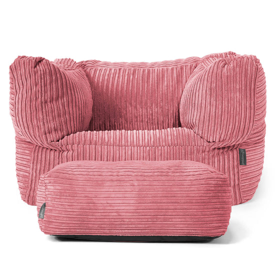 Albert Puff Sillón - Pana Clásica Coral 02
