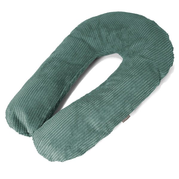 Almohada Abrazo - Pompón Verde Musgo 01