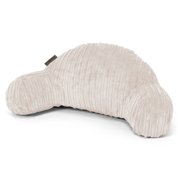 Almohada de Lectura para Niños de Alto Soporte - Pana Clásica Marfil 01