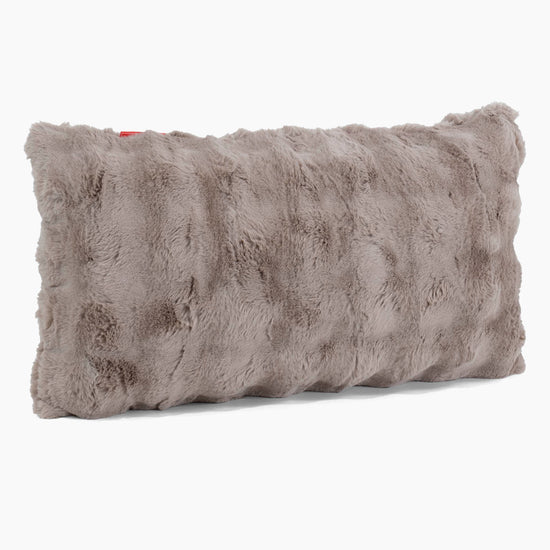 Fundas de Cojín Rectangular Gigante 40 x 70cm - Piel Sintética de Burbuja Vison 02