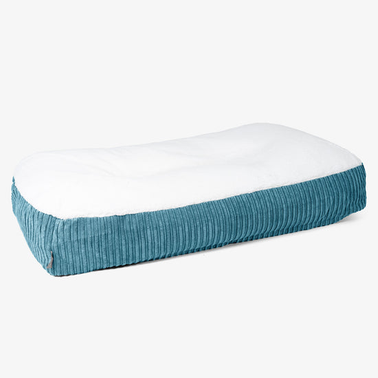 Cama Encorvada para Perros XL - Sherpa & Pana Clásica Egeo Azul 01