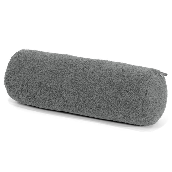 Fundas de Cojín Cilíndrico 20 x 55cm - Boucle Gris 01