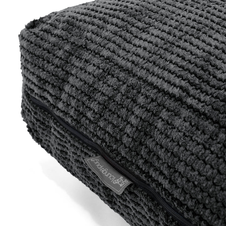 Cojín de Suelo Grande - Pompón Negro 02