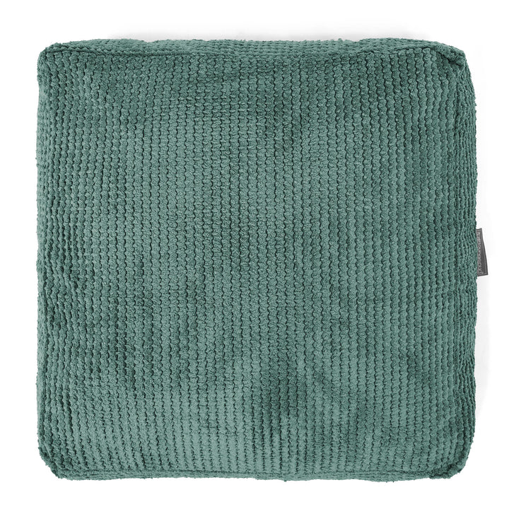 Cojín de Suelo Grande - Pompón Verde Musgo 03