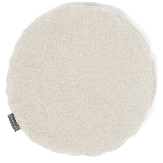 Fundas de Cojín Redondo 50cm - Boucle Marfil 01