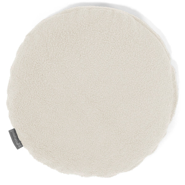 Fundas de Cojín Redondo 50cm - Boucle Marfil 01