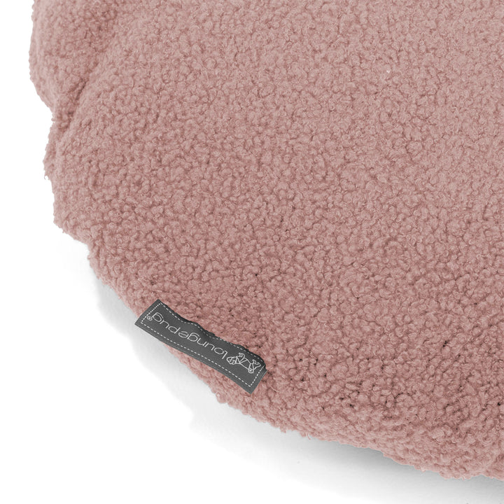 Fundas de Cojín Redondo 50cm - Boucle Rosa 02