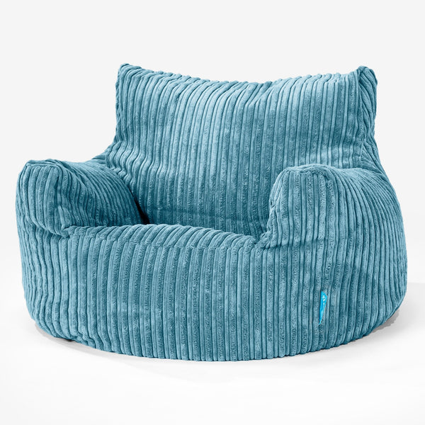 Puff Sillón para niños 3-8 años Funda de Repuesto - Pana Clásica 01