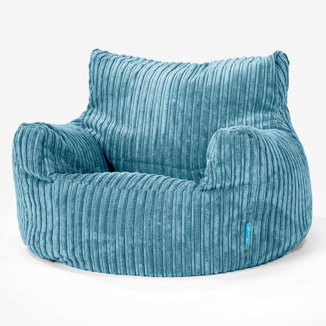 Puff Sillón para niños 3-8 años Funda de Repuesto - Pana Clásica 01