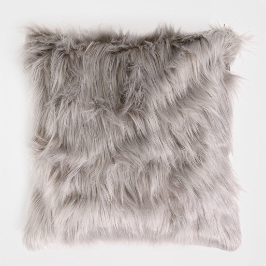 Fundas de Cojín 47 x 47cm - Piel Sintética Mongola Gris 01