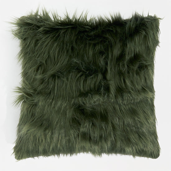 Fundas de Cojín 47 x 47cm - Piel Sintética Mongola Verde salvia 01