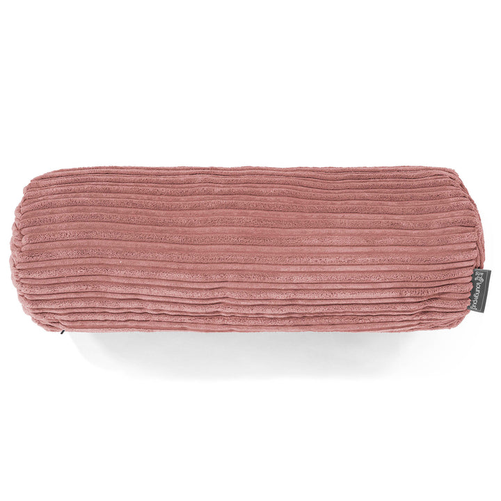 Fundas de Cojín Cilíndrico 20 x 55cm - Pana Clásica Durazno 02