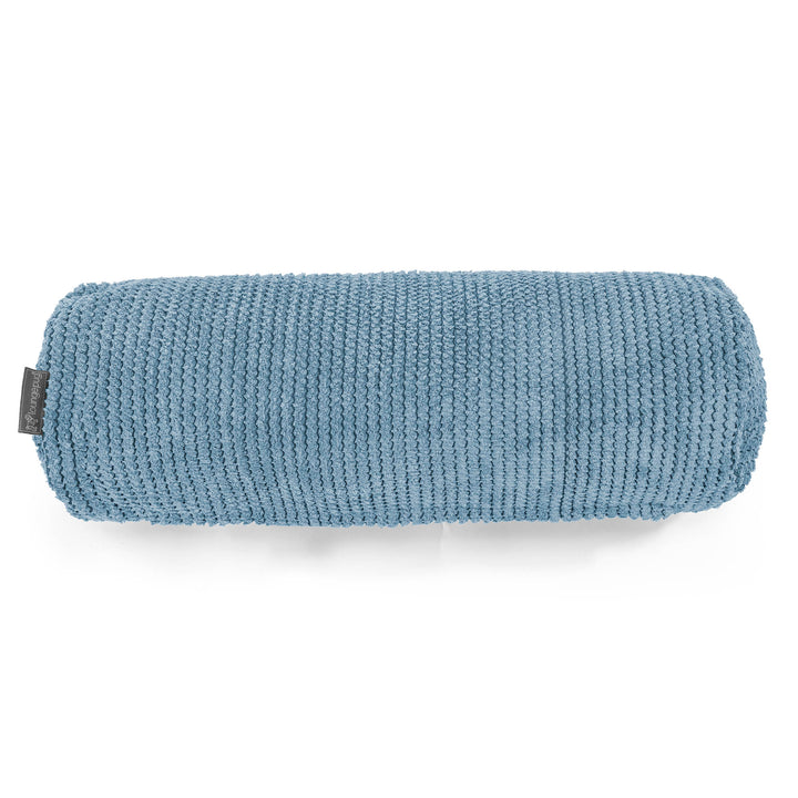 Fundas de Cojín Cilíndrico 20 x 55cm - Pompón Cielo 02