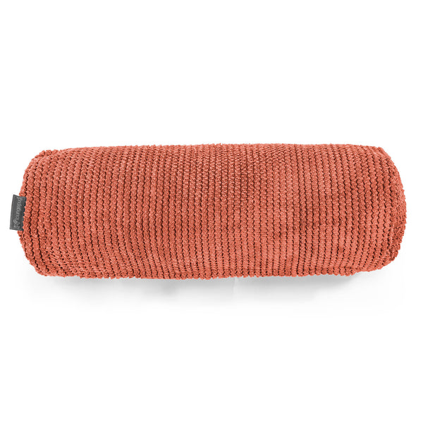 Fundas de Cojín Cilíndrico 20 x 55cm - Pompón Naranja Calabaza 01