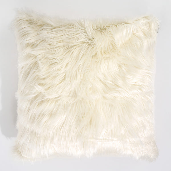 Fundas de Cojín Extra Grande 70 x 70cm - Piel Sintética Mongola Crema 01