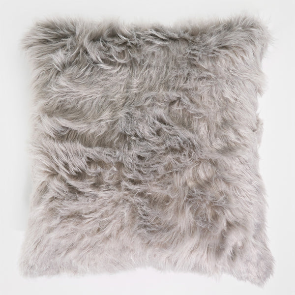 Fundas de Cojín Extra Grande 70 x 70cm - Piel Sintética Mongola Gris 01