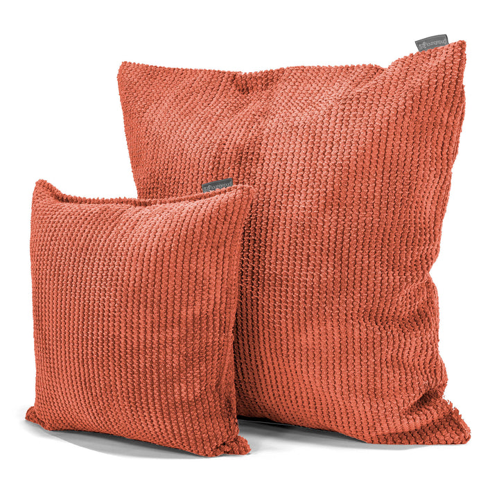 Fundas de Cojín Extra Grande 70 x 70cm - Pompón Naranja Calabaza 02