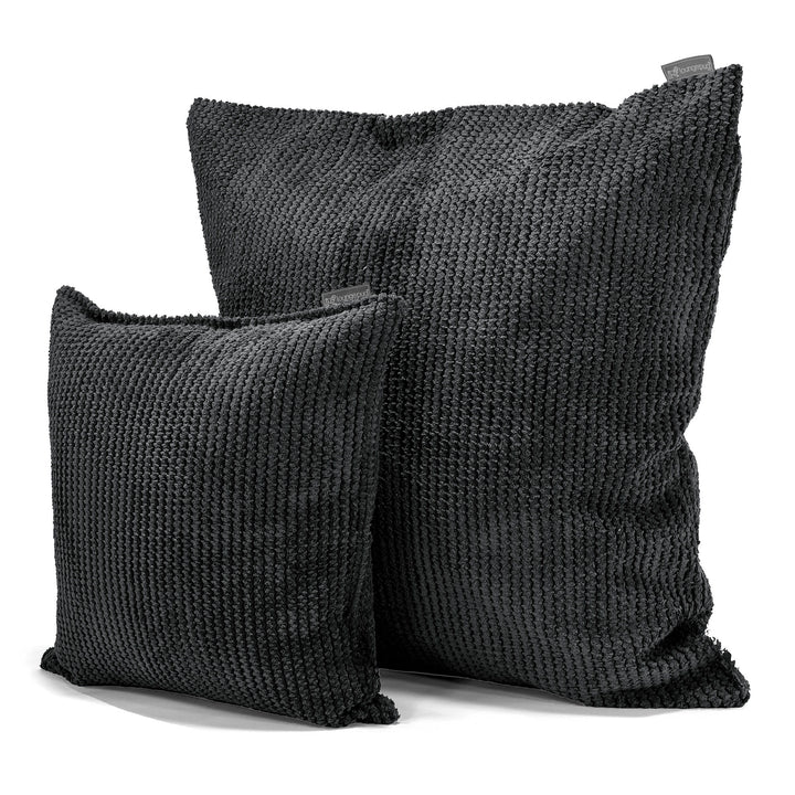 Fundas de Cojín Extra Grande 70 x 70cm - Pompón Negro 02