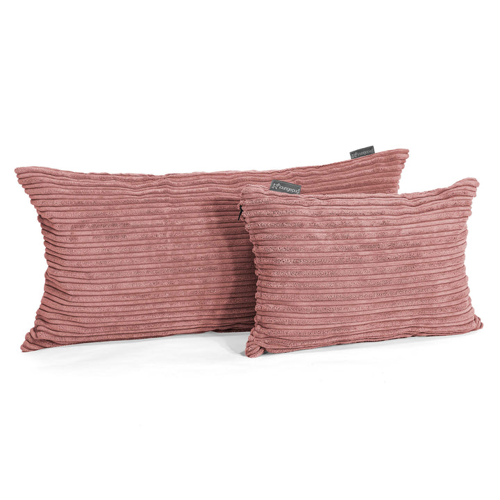 Fundas de Cojín Rectangular 35 x 50cm - Pana Clásica Durazno 03