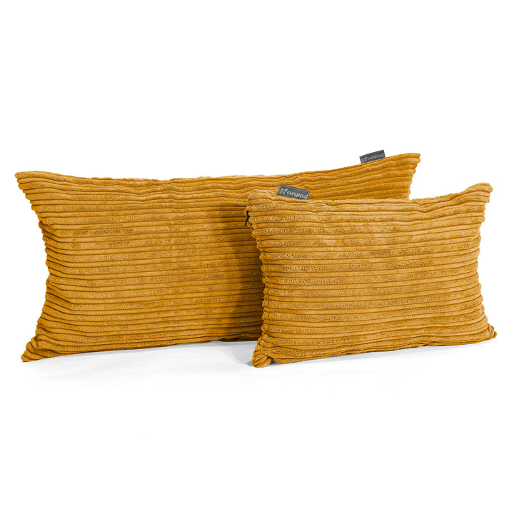 Fundas de Cojín Rectangular 35 x 50cm - Pana Clásica Miel Dorada 03