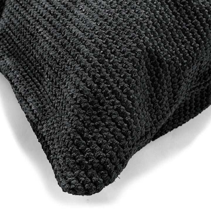 Fundas de Cojín Rectangular 35 x 50cm - Pompón Negro 02