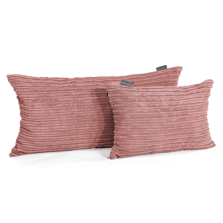 Fundas de Cojín Rectangular Gigante 40 x 70cm - Pana Clásica Durazno 03