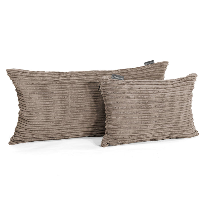 Fundas de Cojín Rectangular Gigante 40 x 70cm - Pana Clásica Marrón empolvado 03