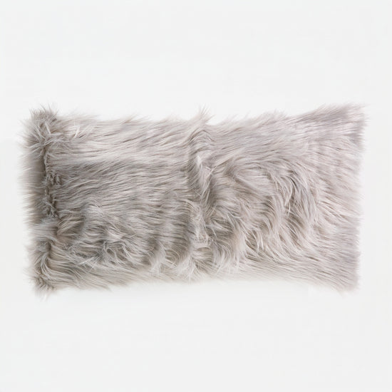 Fundas de Cojín Rectangular Gigante 40 x 70cm - Piel Sintética Mongola Gris 01