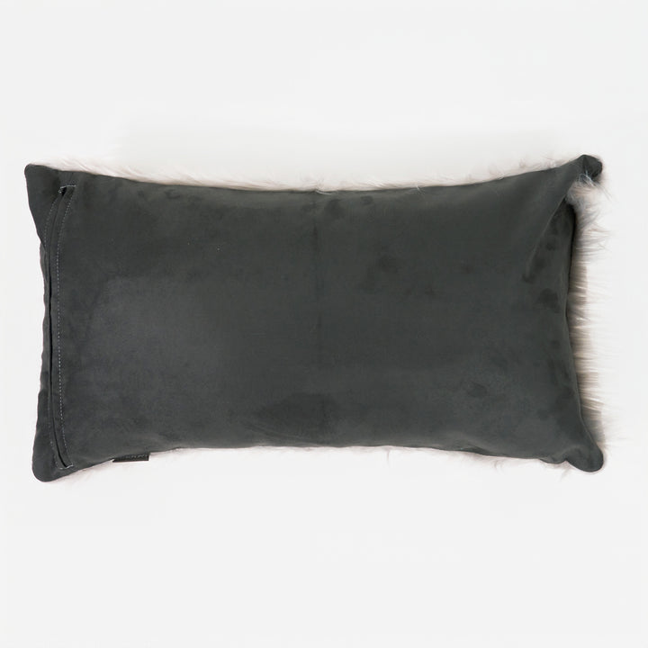 Fundas de Cojín Rectangular Gigante 40 x 70cm - Piel Sintética Mongola Gris 02
