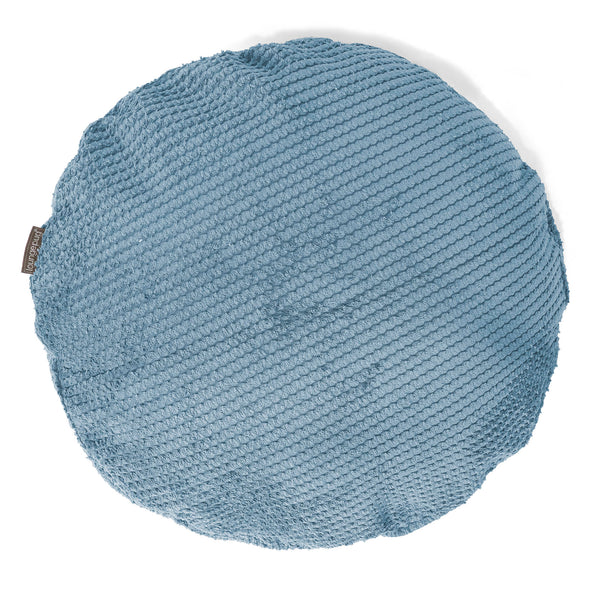 Fundas de Cojín Redondo 50cm - Pompón Cielo 01