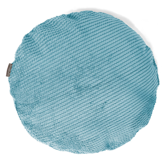 Fundas de Cojín Redondo 50cm - Pompón Egeo Azul 01