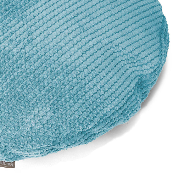 Fundas de Cojín Redondo 50cm - Pompón Egeo Azul 02