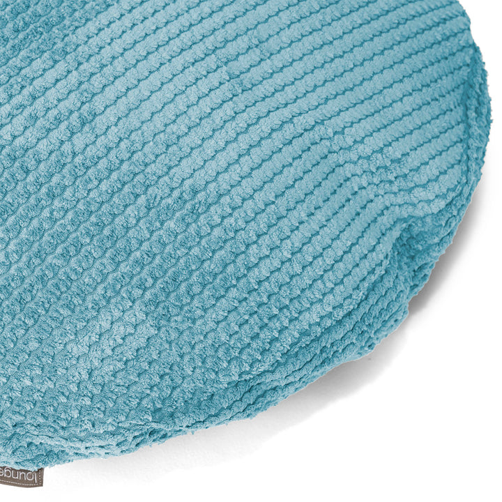 Fundas de Cojín Redondo 50cm - Pompón Egeo Azul 02