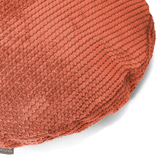 Fundas de Cojín Redondo 50cm - Pompón Naranja Calabaza 02