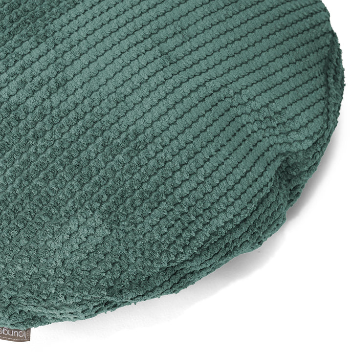 Fundas de Cojín Redondo 50cm - Pompón Verde Musgo 02