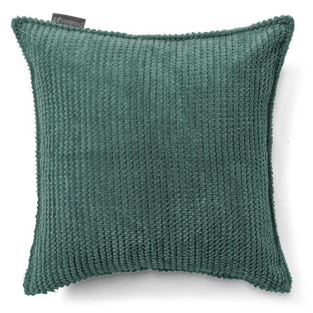 Fundas de Cojín 47 x 47cm - Pana efecto Waffle Verde Musgo 01