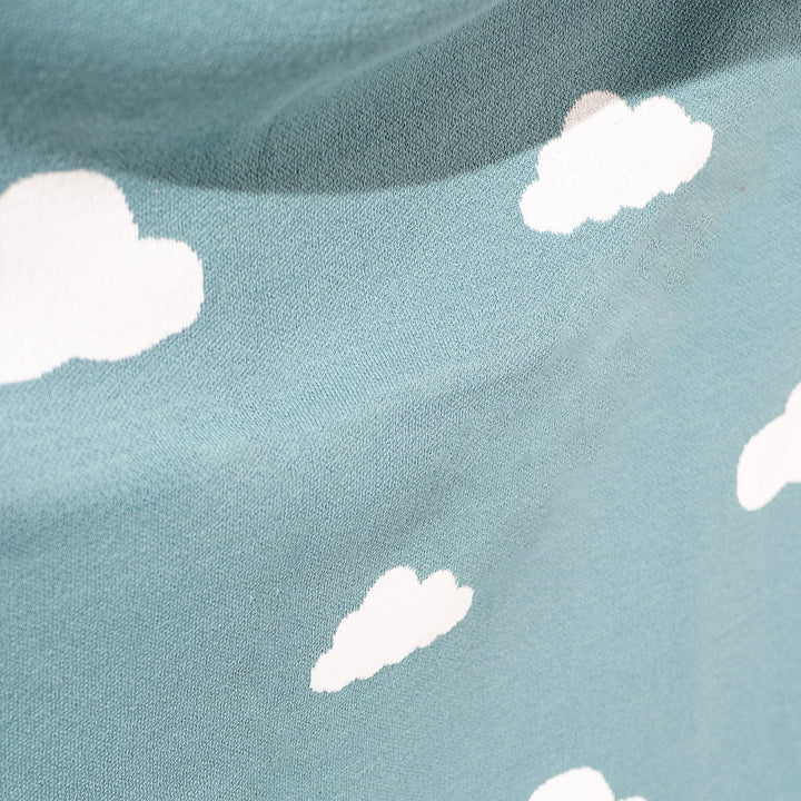 Manta de Sofá - Punto Nube Azul 04