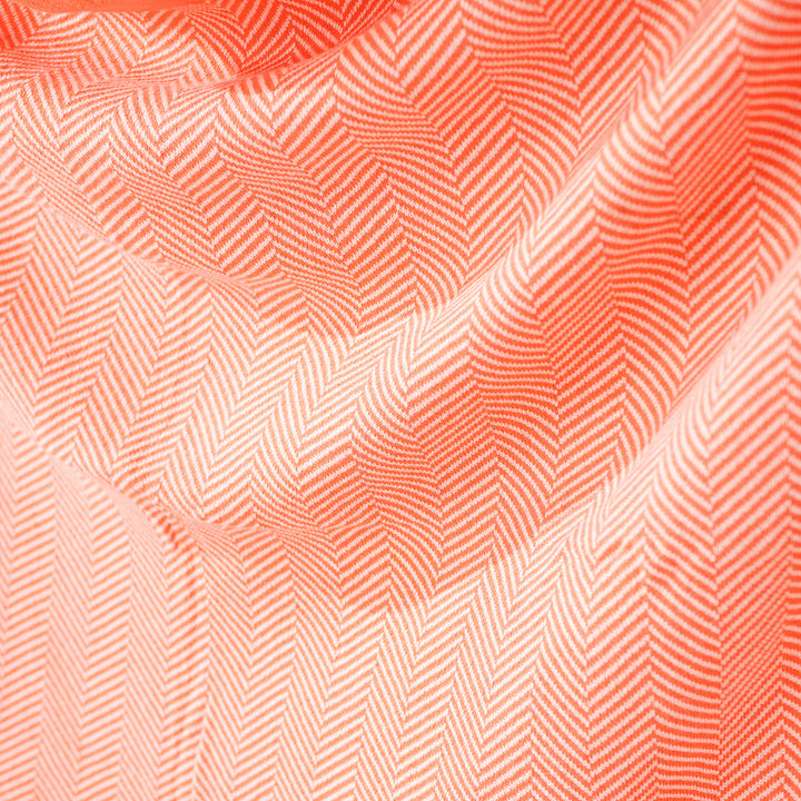 Manta de Sofá - Punto Tejido de Espiga Patrón Coral 02