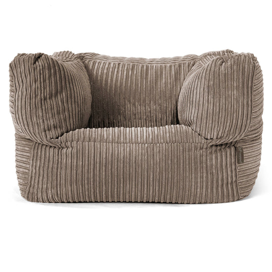 Albert Puff Sillón - Pana Clásica Marrón empolvado 01