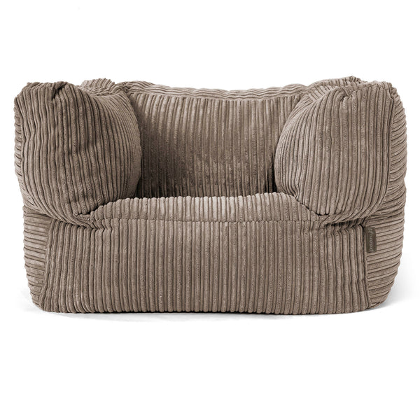 Albert Puff Sillón - Pana Clásica Marrón empolvado 01
