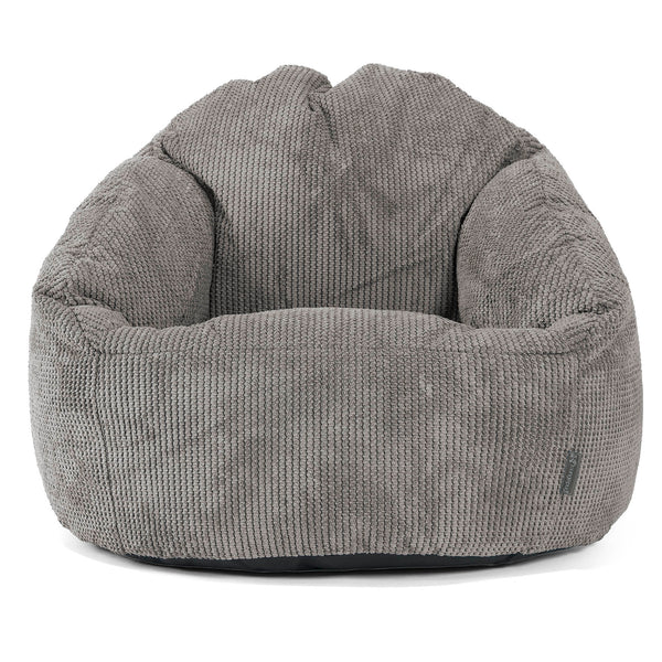 Puf Bubble - Pompón Carbón Gris 01
