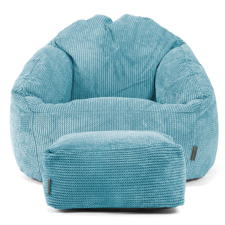 Puf Bubble - Pompón Egeo Azul 02