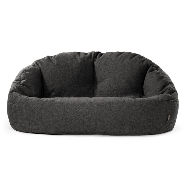 Puf Grande Bubble - Boucle Grafito 01