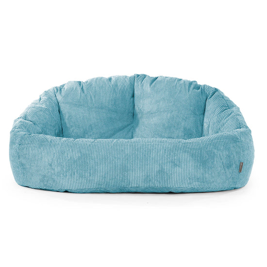 Puf Grande Bubble - Pompón Egeo Azul 01