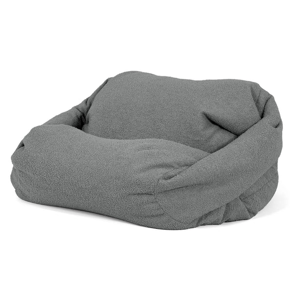 Puf Silla Sabina - Boucle Gris