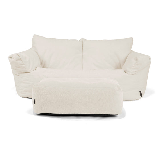 Puf Sofá Josephine - Boucle Marfil 02